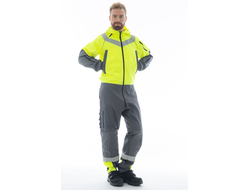 Летний комбинезон Brodeks KS 503, желтый/серый