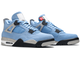 Nike Air Jordan 4 Retro University Blue (Синие) Арт2 сбоку
