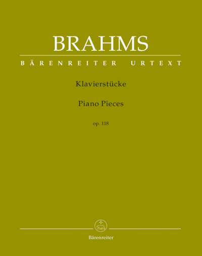 Brahms, Piano Pieces ор.118