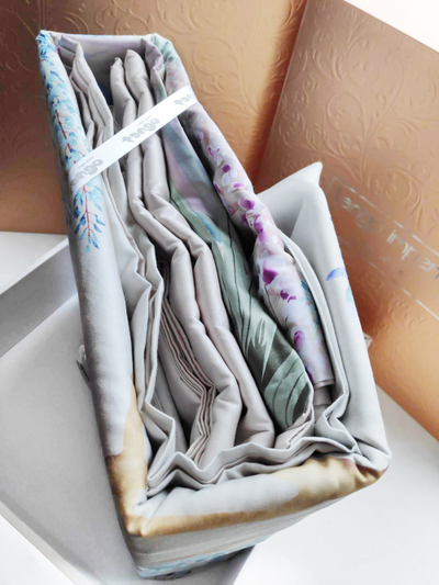 Постельное белье мако-сатин евро 200x220x1 250x270x1 50x70x4 TIS07-867