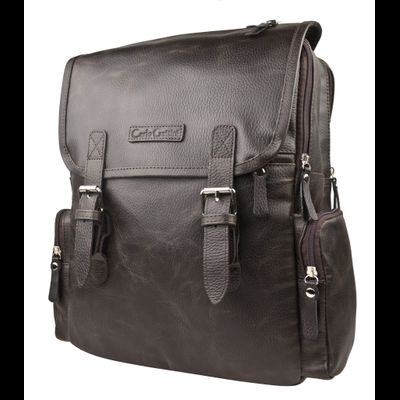 Кожаный рюкзак Santerno brown (арт. 3007-04)