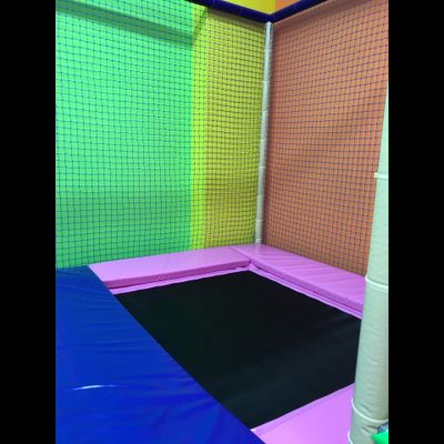 Детский игровой батут двухсекционный (3,2х4х3 м.) б/у