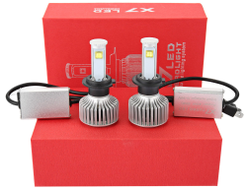 Светодиодная лампа H7 X7 Led, комплект 2шт