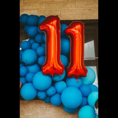 Оформление детского дня рождения в стиле "Радуга" "№ 1464