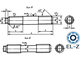 ГОСТ 10494–80 – Шпильки для фланцевых соединений с линзовым уплотнением на Ру свыше 10 до 100 МПа