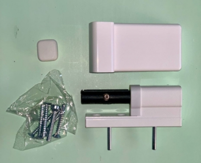 Петля дверная WINDOORPRO 140 кг Шаблон WD-V Белая Артикул: 00000282