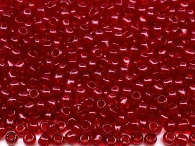 Японский бисер Toho 11/0 5 Transparent Lt Siam Ruby / Прозрачный рубин