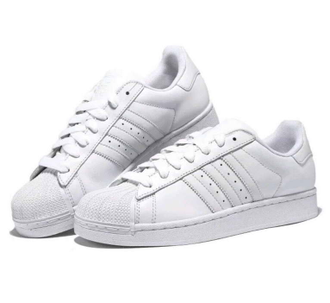 Adidas superstar Полностью белые (36-46) Арт: 003(MFI)