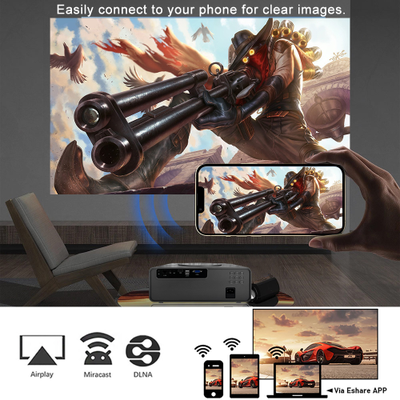 Видеопроектор TouYinger Q10W PLUS (Pro) Full HD со встроенным Android 13000 люменов