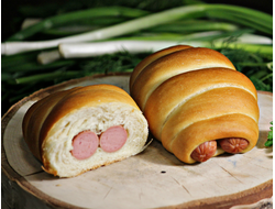 Сосиска в тесте (двойная) (150 гр)