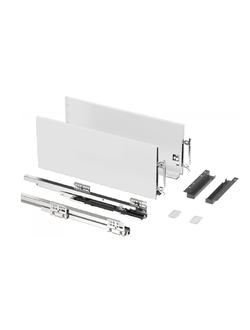 Комплект выдвижного ящика Tango Slim 199x400мм белый