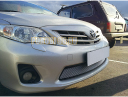 Защита радиатора Toyota Corolla 2010-2013 chrome