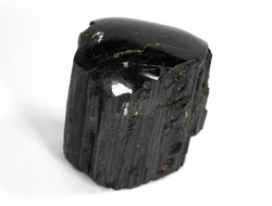 Турмалин чёрный шерл, кристалл стоячий, полированная верхушка, Бразилия (45*38*28 мм, 103 г) №29742