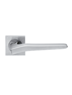 Дверные ручки Morelli Luxury HILL CSA Цвет - Матовый хром