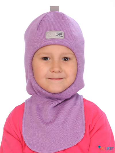 Шапка-шлем "NK"   20101-01, цвет фиалковый р. 50-52