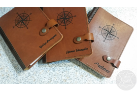 именной ежедневник на заказ, ежедневник из натуральной кожи, подарок для руководителя