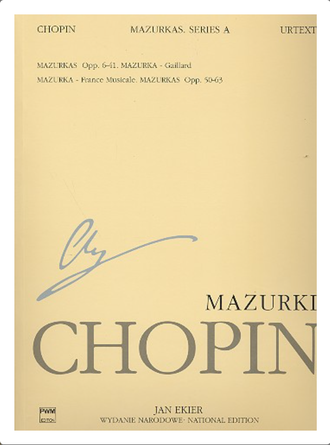 Chopin, Frédéric. Mazurkas for piano. National Edition vol.4 A 4