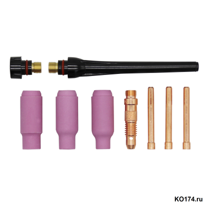 Горелка Optima TW 17 (ОКС10х25 / 2pin / Gas б/р) 4м (XL17410210)