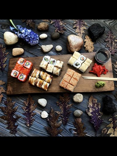 доска для подачи блюд, тёмная