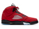 красные мужские кроссовки Nike Air Jordan 5 Retro 'Raging Bull' 2021 DD0587-600