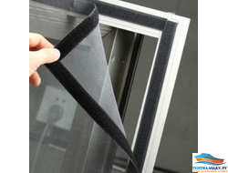 СЕТКА BOATCOVER PVC ТЕНЕВАЯ ЧЕРНАЯ И СЕРАЯ  НА ОКНА КАТЕРА ЯХТЫ  250 см. от 1 метра