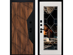 Входная дверь ДК11 с зеркалом Тиффани