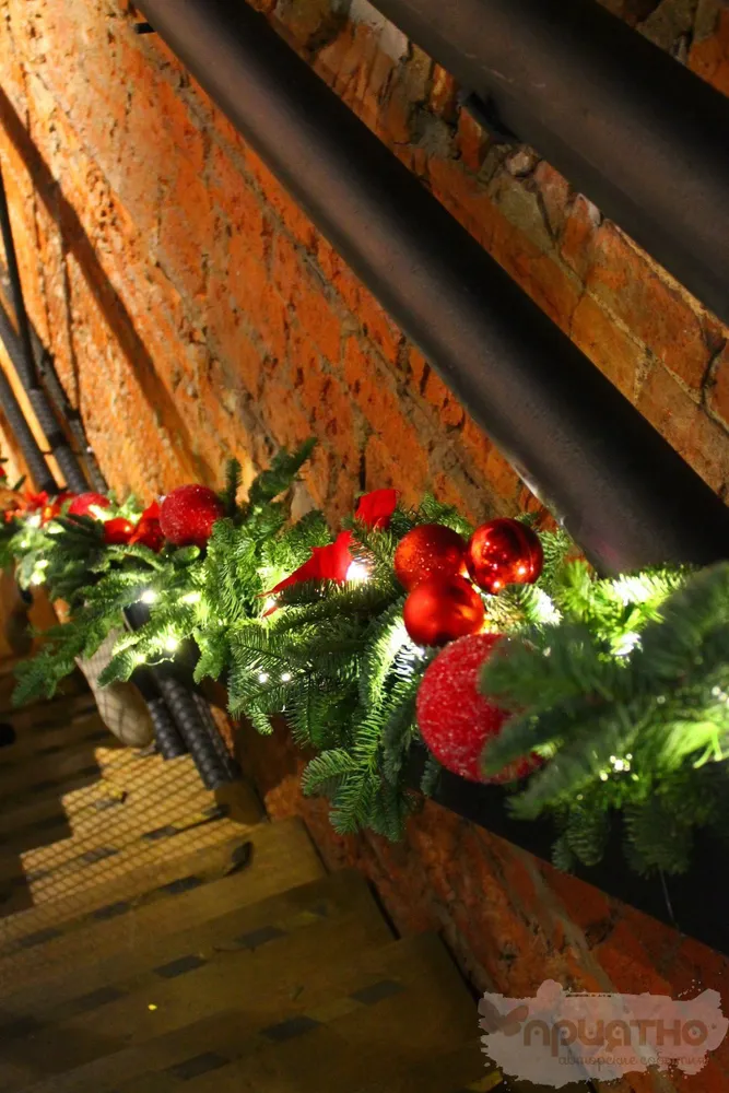 Новогоднее оформление лофта