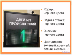 Электронное Табло уровня травматизма КУПИТЬ В ТЮМЕНИ