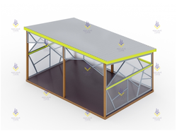 1367 Теневой навес «Танграм» тип-1