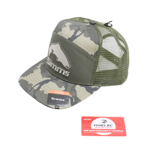 Кепка Simms Brown Trout 7-Panel (Olive)