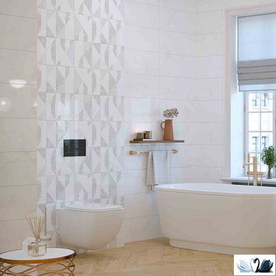 xПлитка Creto Forza Calacatta White Wall 01 25 х 60 см настенная