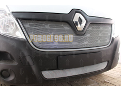 Защита радиатора Renault Master 2014- chrome низ