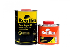 Reoflex Лак акриловый быстрый 2K Clear Rapid 90 1л+0,5л отв.(комплект)