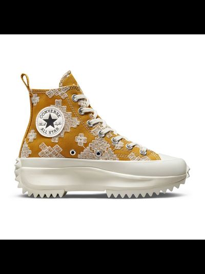 Кеды Converse Run Star Hike Festival Broderie High Top Goldtone купить A02231C
