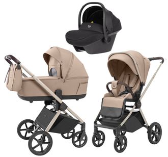 Коляска 3в1 Carrello Ultra Floral Beige 2025 (Nova)