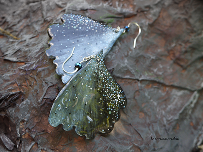 Мистические серьги "Крылышки Туманной Феи"