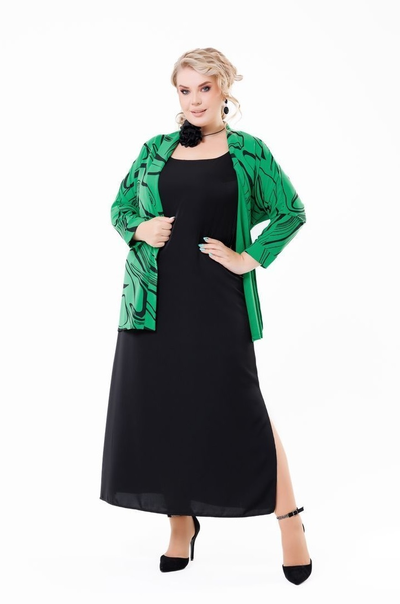 Костюм 172503 зелёный 52-66р