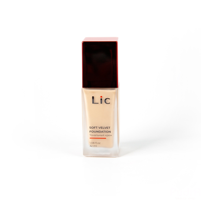 Lic Крем тональный Soft velvet foundation тон 03Y 32 мл