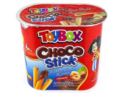 Бисквитные палочки TOYBOX Choco Stick с ореховой пастой 56гр (12)*6