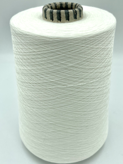 EMILCOTONI SPA art. CASHCOTTON Nm. 2/60 ХЛОПОК 85%, КАШЕМИР 15%  3000 метров в 100 граммах, цв. 01 БЕЛЫЙ