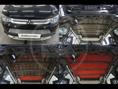 Шумоизоляция Mitsubishi Outlander / Митсубиси Аутлэндер
