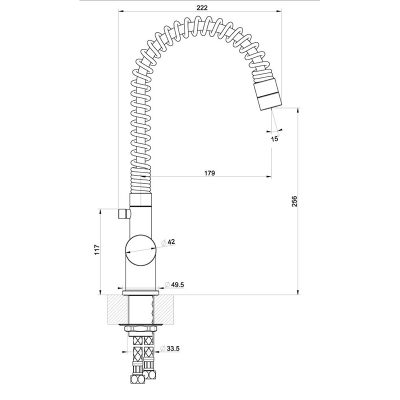Смеситель Reginox LENA К750К chrome