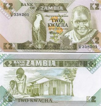 Замбия 2 квача 1980-88 гг.