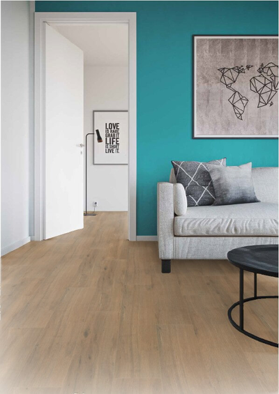 Ламинат Wineo Дуб Дикий Темно-Коричневый LA187MV4 в интерьере