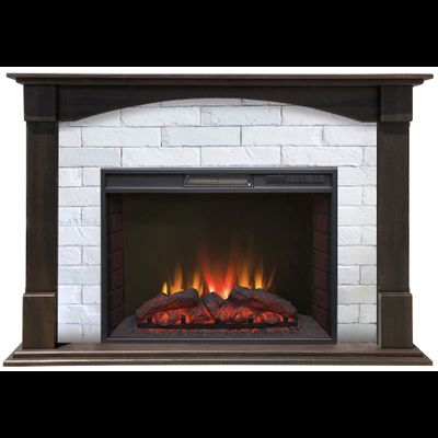 Электрокамин Квинт BL с очагом Sparta 25.5 LED