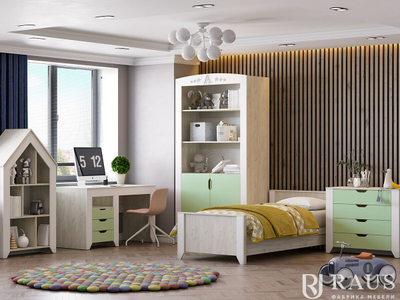 Детская БУКВА - Шкаф многофункциональный