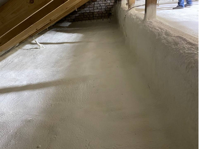 Утепление чердачного перекрытия пенополиуретаном