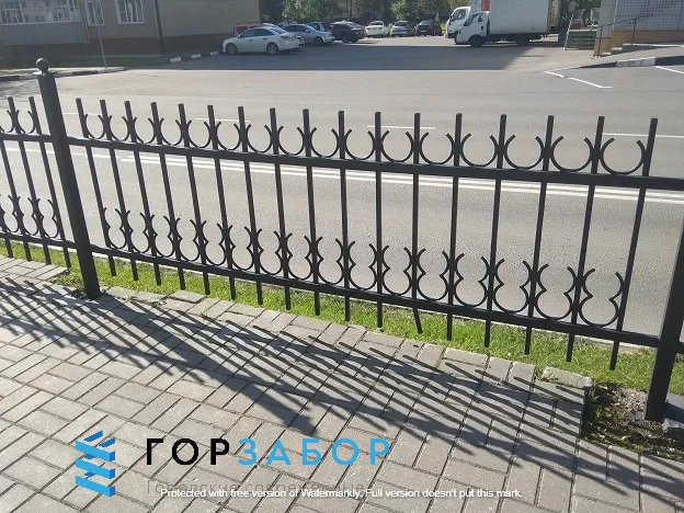 Кованое пешеходное ограждение
