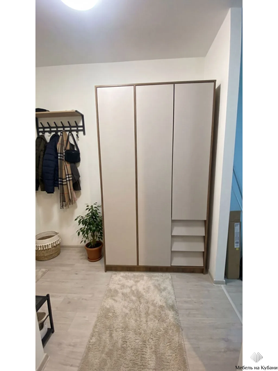 Ева шкаф 3-х створчатый Крафт табачный/Кашемир