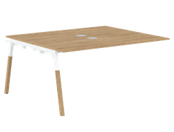 Дуб Гамильтон/ Белый/Бук